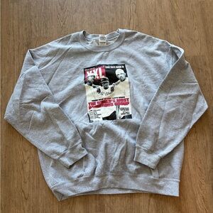 Gray Graphic Men's Sweater